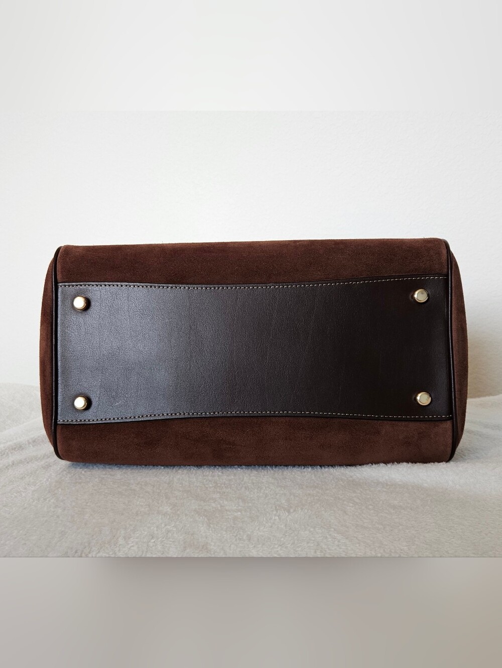 Coach Rowan Large Satchel - Vintage Brown Suede - NWOT - Picture 5 of 11